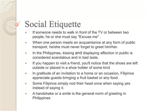 etiquette meaning tagalog|Etiquette in Tagalog .